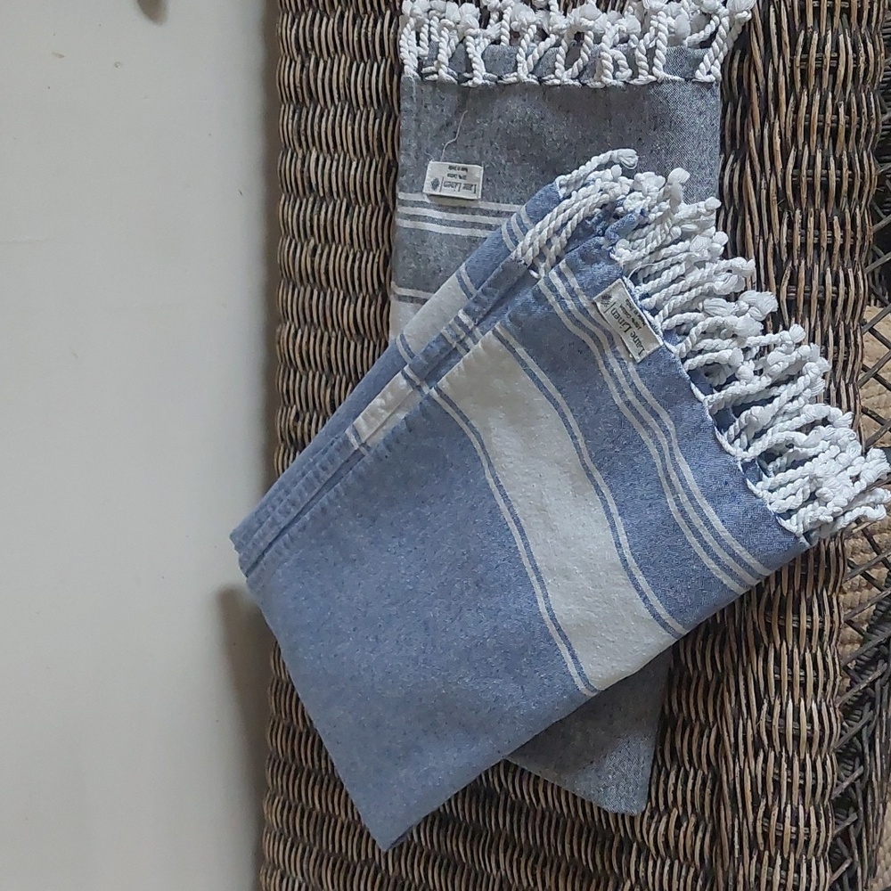 Lane Linen Turkish Beach Towels Boho Beach Throw Blankets {2}